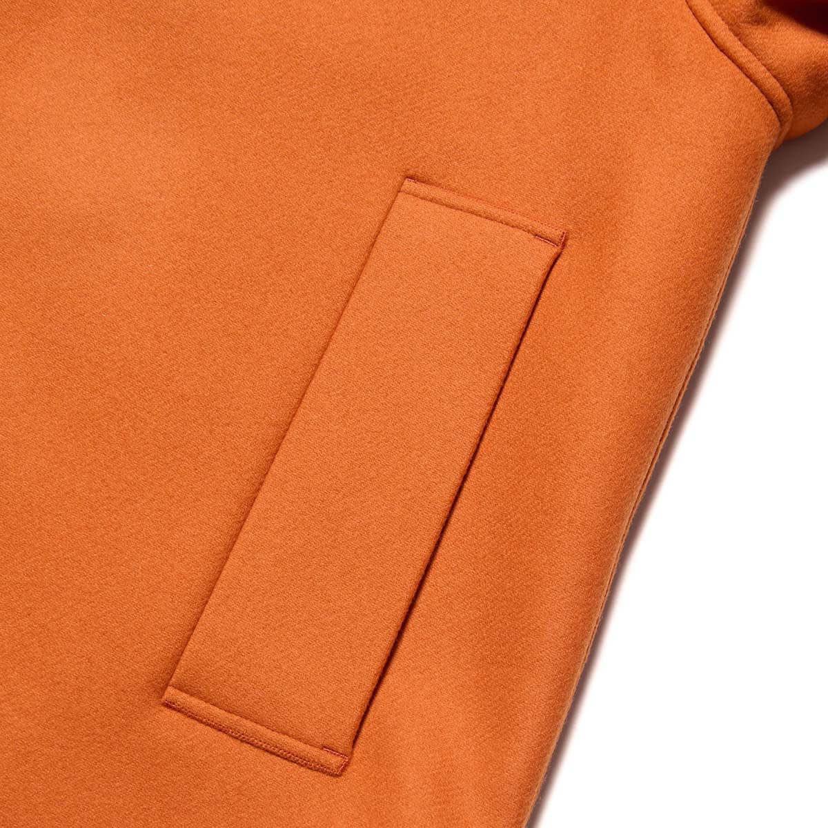 SOPHNET.  / WOOL MELTON SHORT OVERCOAT (Orange) ポケット